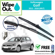 [PREMIUM] Volkswagen Golf 2012 - 2020 (Mk7) WipeOut HYBRID NANODRY SILICONE Wiper Blade (Front Set)