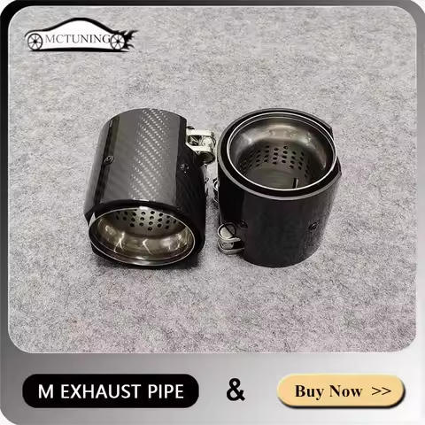 1 Pc Length 90MM Exhaust Pipe For BMW M2 M3 M4 M5 M6 M135i M235i M335i M340i M Performance Tail Thro