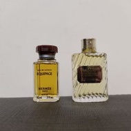 Dior Eau Sauvage EDT 10ml & Hermes Equipage EDT 10ml vintage perfume sample 香水