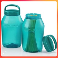 Tupperware 3L Universal Jar Duo Set Handle Seal Used Kuih Raya Keropok Kerepek Flour Milo Milk Food Storage Holder