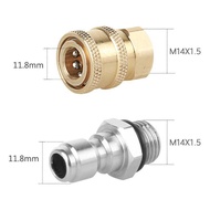 springevensky8v High Pressure Washer Connector Adapter 1/4" Female Qui Connect M14*1.5 Thread CCD