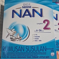 infant formula Nan 2 langkah 2 while stock last