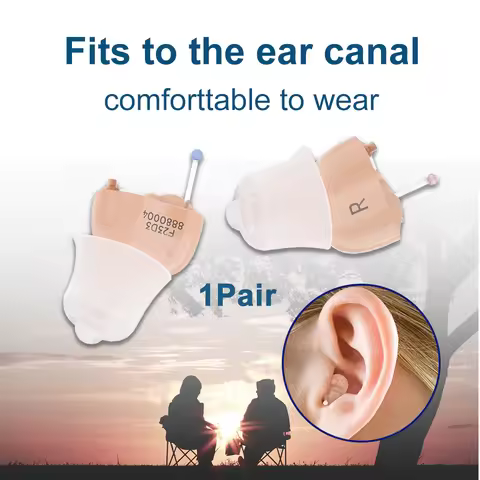 Deep Canal 16-Channel Digital Hearing Aid F23D3 Sound Amplifier Double Layer Earplugs Noise Reductio