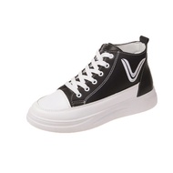 Sale - Women's sneakers with 3cm padded sole, high-top style V369 1G03