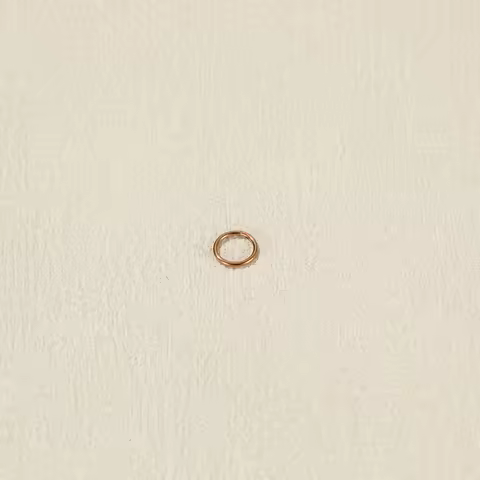 U7 Stainless Steel 7mm Nose Rings Gold Color Piercing Nose Lip Ear Cartilage Body Jewelry Unisex Jew