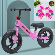 Sepeda Anak NE.KIDS Balance Bike Paket Dengan Dekker Pushbike Belajar Keseimbangan Balance Tanpa Ped