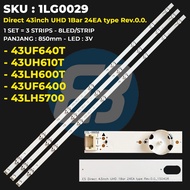 LG 43 Inch TV Backlight 43UF640T 43UH610T 43LH600T 43UF6400 43LH5700