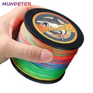 Fishing rope mundeter 300m 500m 1000m 4 strands braided fishing line strong fishing line fishing lin