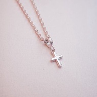 純銀迷你十字架項鍊