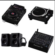 迷你版扭蛋Pioneer 打碟機全套