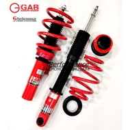 GAB HE Serviceable Honda Civic FC FE Adjustable Suspension / Coilover