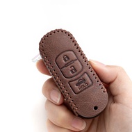 Leather Car Remote Key Case Mzada Accessories For Mazda CX-3 CX-5 CX-7 CX-9 CX5 CX7 CX9 CX3 Mazda CX