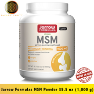 Jarrow Formulas MSM Powder ผงเอ็มเอสเอ็ม 1000 mg 35.5 oz (1000 g) - [EXP 09/2025]
