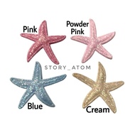 1PC - GLITTER STARFISH APPLICATION MERMAID APPLICATION/ STARFISH DECORATIVE/