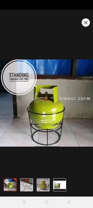 STANDING GAS/TEMPAT TABUNG GAS/RAK GAS LPG/RAK SEBAGUNA/RAK TABUNG GAS MURAH