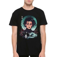 Edward Scissorhands Original Art T-Shirt, Tim Burton Movie Tee Men'S