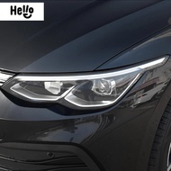 For Volkswagen VW Golf 8 MK8 R Line GTI 2020 2021 Car Headlight Tint Smoked Black Protective Film Tr