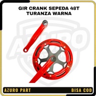 48T TURANZA COLOR BICYCLE CRANK GEAR