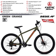 SEPEDA GUNUNG REMAJA DEWASA MTB 24 26 INCH EXOTIC ET 2635 AF / EXOTIC 2651 AF 2x8 SPEED