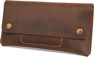 Leather Currency Pouch, Currency Organiser, Dollar Bills Holder, Bills Organizer, Money Envelope wit