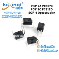 (10pcs) PC817A PC817B PC817C PC817D SOP4  DIP4 Transistor Optocoupler