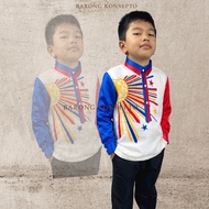 BARONG SINAG COLORED SLEEVES For Kids - Buwan Ng Wika Costume For Kids
