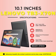 10.1" Inch Tablet Lenovo TB3-X70N Original 2GB RAM 16GB ROM 7000mAh Android Smart Tab Budget Cheaper