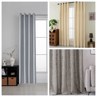 【Runtuhan Harga Murah】 | Langsir Blackout (Hook & Eyelet) | Tinggi 220cm/260cm | Pelbagai Warna | La