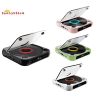 【In stock】Portable CD Player Bluetooth Speaker,LED Screen, Stereo Player, Wall Mountable CD Music Player with FM Radio IFM6