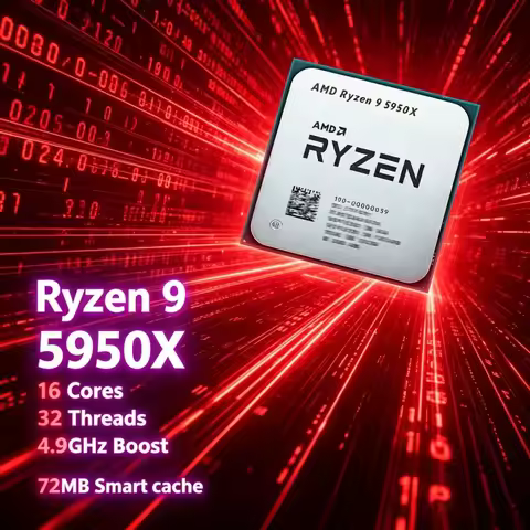 R9 5950X AMD Ryzen 9 5950X Flagship Desktop Gaming Processor 16C32T 4.9GHz Max 64MB L3 Cache AM4 DDR