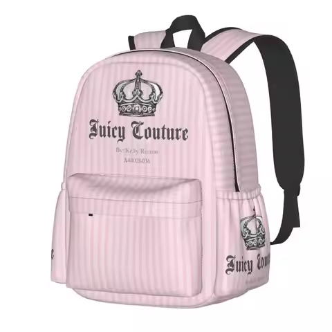 J-Juicy-C-Couture Backpack for Men Women Fashion High School Hiking Travel Daypack College Shoulder 