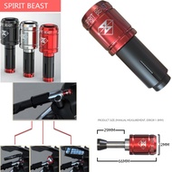 Spirit Beast 2pcs motorcycle alloy handlebar modified handle plus pole cool styling