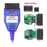 【Pivot Shop】 For BMW OBD2 Diagnostics Tool K+DCAN FTDI Chip USB Scanner Cable