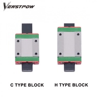 2pcs MGN7H/C 9H/C 12H/C 15H/C carriage block for 7/9/12/15 mm MGN linear guide 3D printer CNC