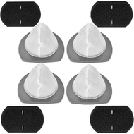 4 packs 2033 Filter Replacement for Bissell Featherweight Stick Lightweight Bagless Vacuum 2033, 203