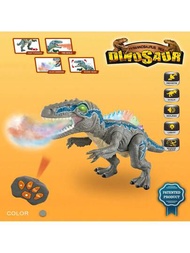 Jurassic T-Rex Dinosaurio Realista Control Remoto Juguete Electrónico con Rociador de Colores Regalo de Vacaciones