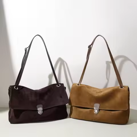 BAGS crossbody NIKI BAGS Flip-top Messenger Shoulder Briefcase Korean-style Versatile Crossbody Bag 