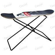Foldable skateboard stool shoe change stool Creative skateboard transformation Personalized Decorati
