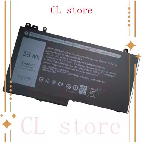 38WH 11.1V RYXXH 3.42AH Laptop Battery For Dell Latitude 12 5000 11 3150 3160 3550 E5250 E5450 E5550