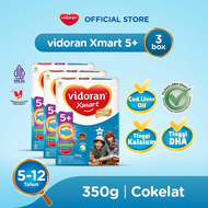 [Paket isi 3] Vidoran Xmart 5+ Coklat 350gr