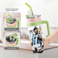 304 Stainless Steel Tumbler Glass 1200ML FIFA World Cup 2026 Enzo Fernández with Tank and Handle Hea