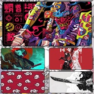 Mouse Pad, Large SAMURAI Mouse Pad 80x30cm / 90x40cm / 120x60cm Anti-Slip, Durable