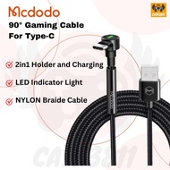 Mcdodo Torr Series Cable With Holder 2A Charging Speed Usb L data cable CA667 / Type-C data cable CA