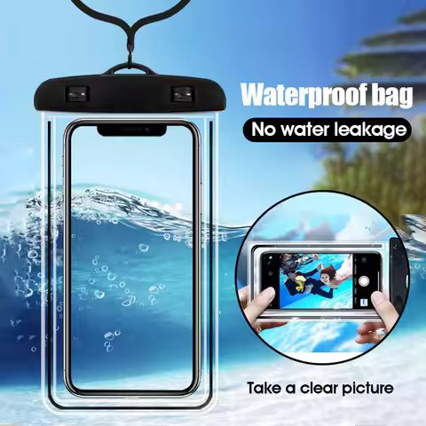Waterproof Phone Pouch Underwater Phone Bag Case Swimming Diving Phone Case Bag for Xiaomi iPhone Hu