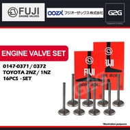 Engine Valve Set FUJI 0147-0371 / 0372 Toyota Vios 1nz / 2nz