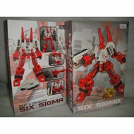 Six Sigma Transformers Japanese Red Arms Version Before & After (B&A)