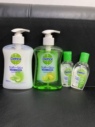 滴露洗手液2支 搓手液2支