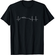 Men's cotton T-shirt 240z Heartbeat 260z Car Silhouette T-Shirt