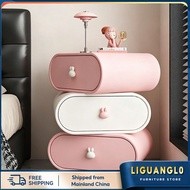 Ins-style two-tone bedside storage cabinet, dopamine bedside cabinet, children's bedside cabinet, pr