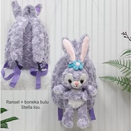 Tas Ransel Backpack Boneka Stella Lou Disney Karakter